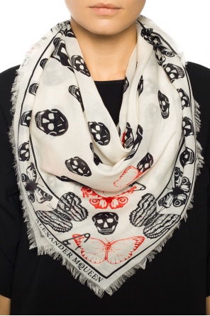 Skull & butterfly scarf, zdjęcie 2 Skull & butterfly scarf od Alexander McQueen